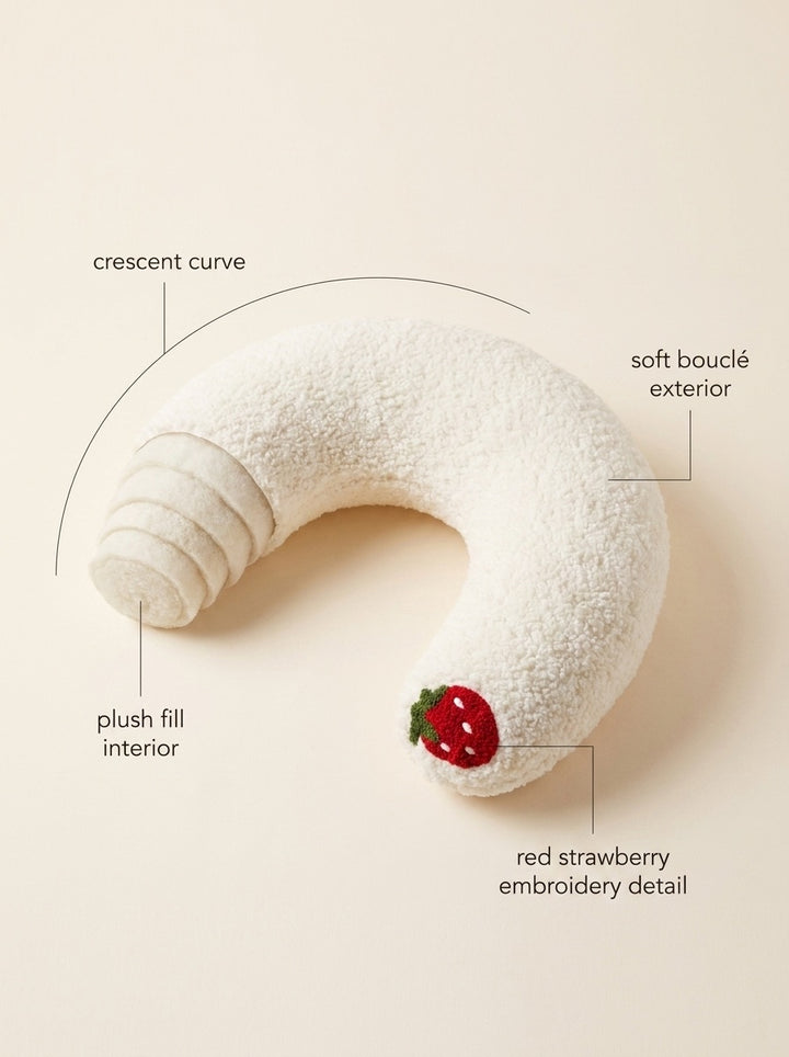 Anatomy of the PawCalm U-shape pillow, curve, plush, weight