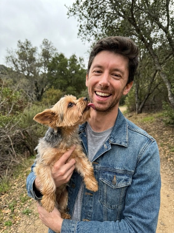 Gus, founder of PawCalm and Gigi's dad