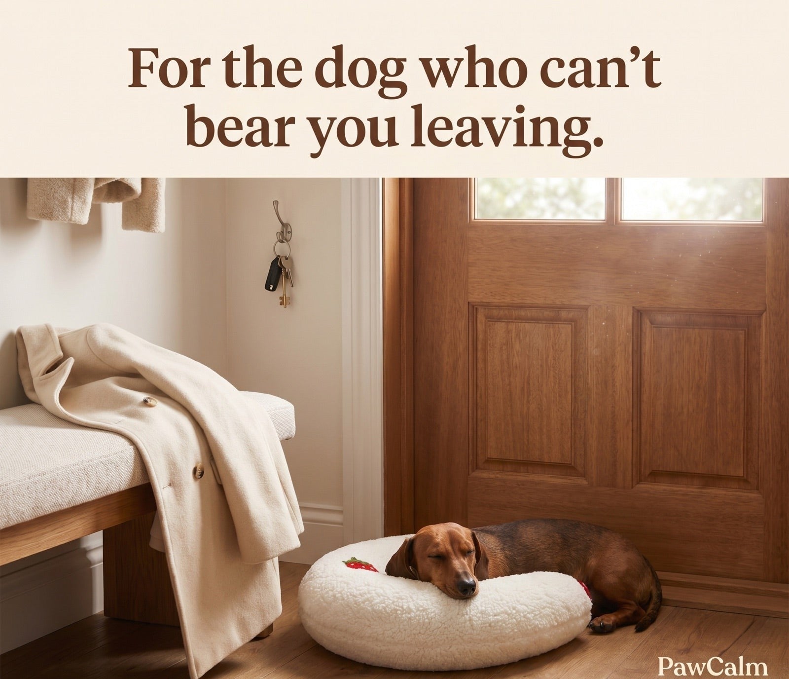Why your dog cries when you leave, and how to help them settle